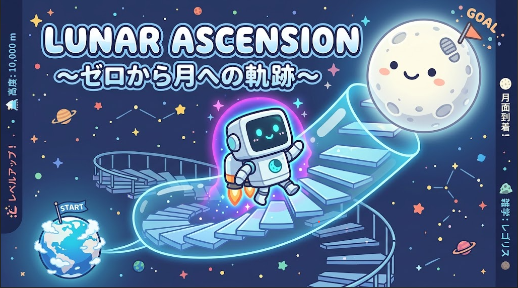 実験#118：ゼロから月への軌跡（LUNAR ASCENSION）